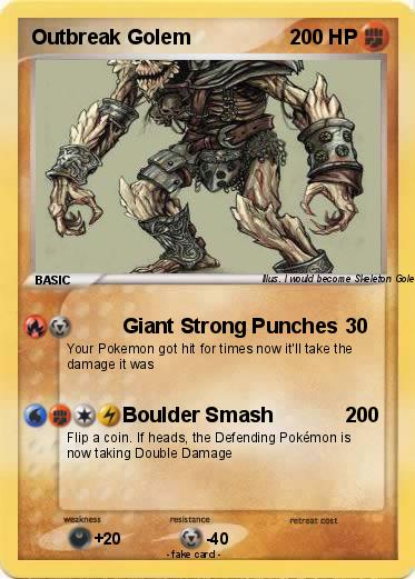 Pokemon Outbreak Golem