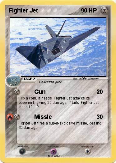 Pokemon Fighter Jet
