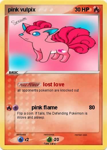 Pokemon pink vulpix