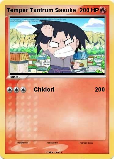 Pokemon Temper Tantrum Sasuke