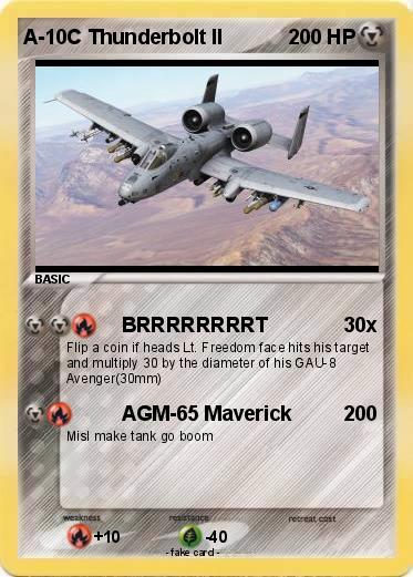 Pokemon A-10C Thunderbolt II