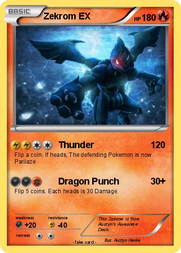 Pokemon Zekrom EX