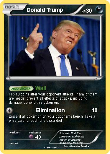 Pokemon Donald Trump