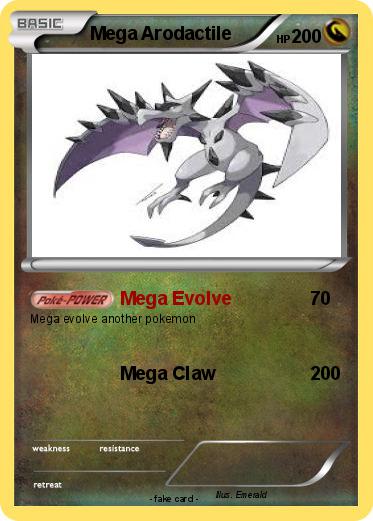 Pokemon Mega Arodactile