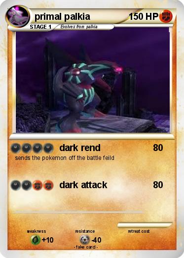 Pokemon primal palkia