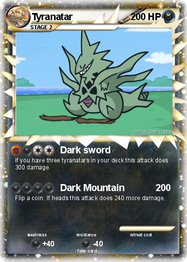 Pokemon Tyranatar
