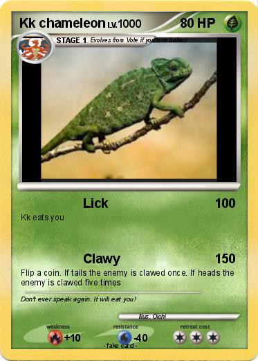Pokemon Kk chameleon