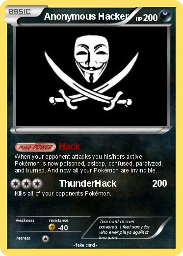 Pokemon Anonymous Hacker