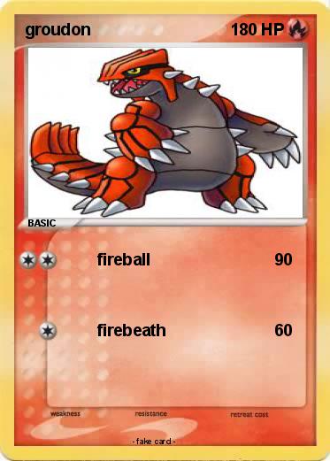 Pokemon groudon