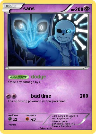 Pokemon sans