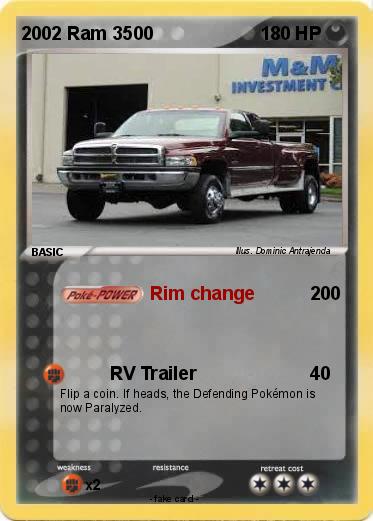 Pokemon 2002 Ram 3500