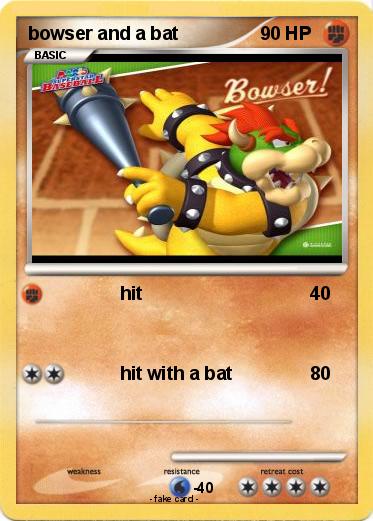 Pokemon bowser and a bat