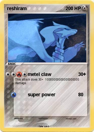 Pokemon reshiram