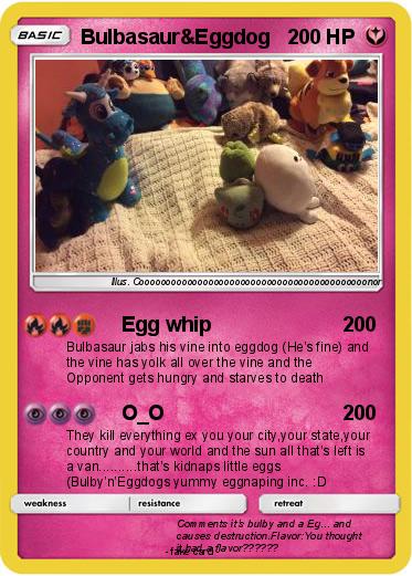 Pokemon Bulbasaur&Eggdog