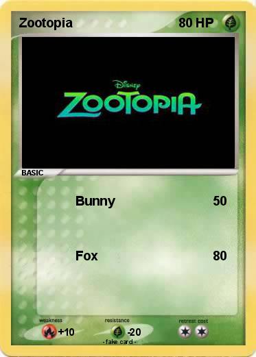Pokemon Zootopia