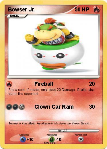 Pokemon Bowser Jr.