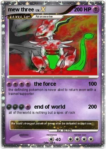 Pokemon mew three