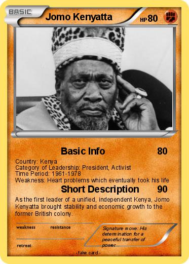 Pokemon Jomo Kenyatta