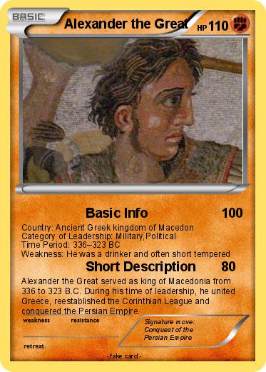 Pokemon Alexander the Great
