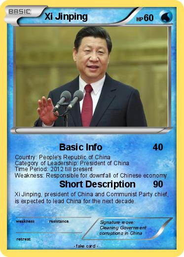Pokemon Xi Jinping