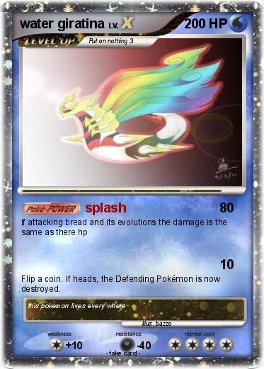 Pokemon water giratina