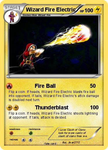 Pokemon Wizard Fire Electric