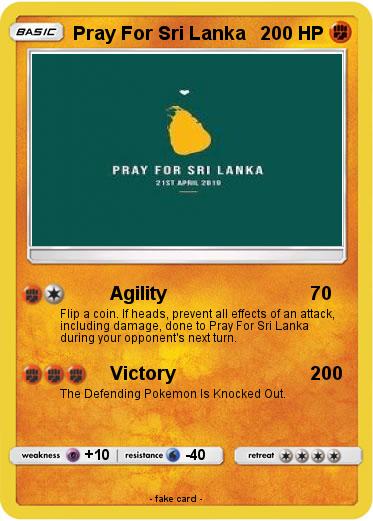 Pokemon Pray For Sri Lanka