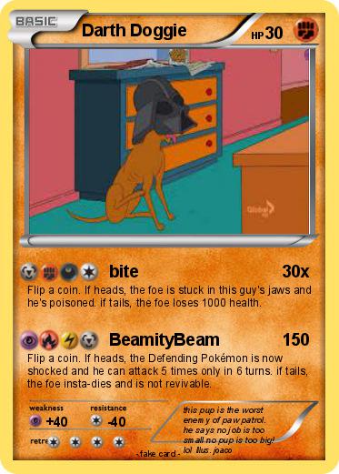 Pokemon Darth Doggie