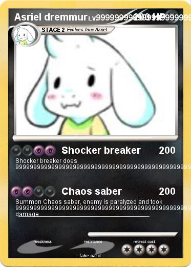 Pokemon Asriel dremmur