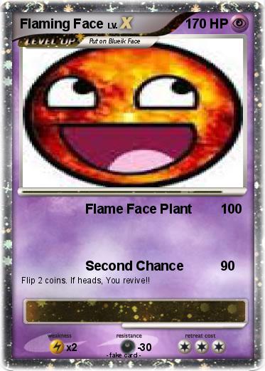 Pokemon Flaming Face