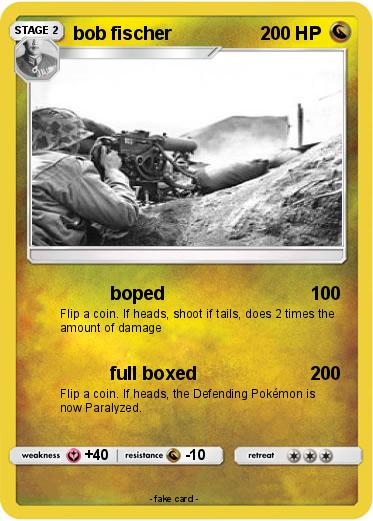 Pokemon bob fischer