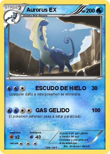 Pokemon Aurorus EX
