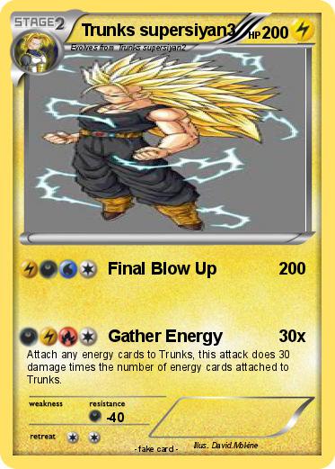 Pokemon Trunks supersiyan3