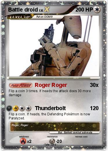 Pokemon Battle droid