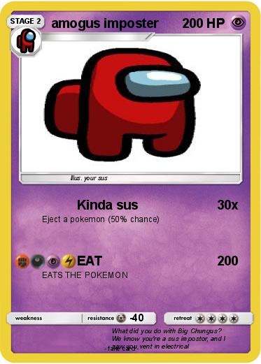 Pokemon amogus imposter