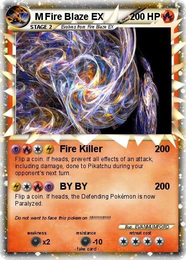 Pokemon M Fire Blaze EX