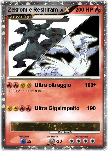 Pokemon Zekrom e Reshiram