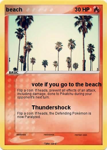 Pokemon beach
