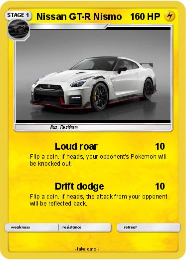 Pokemon Nissan GT-R Nismo