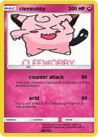 Pokemon cleewobby