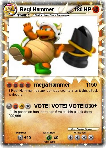 Pokemon Regi Hammer