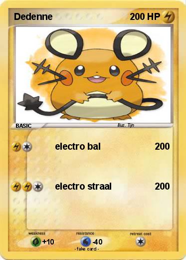 Pokemon Dedenne