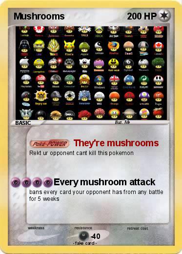 Pokemon Mushrooms