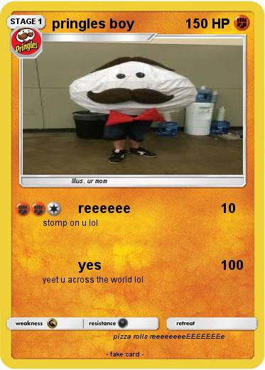 Pokemon pringles boy