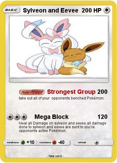 Pokemon Sylveon and Eevee