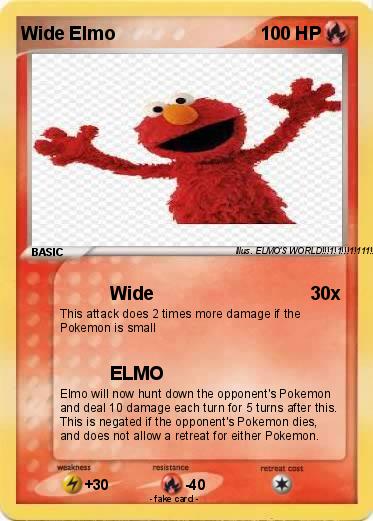 Pokemon Wide Elmo