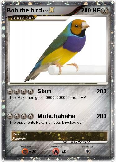 Pokemon Bob the bird