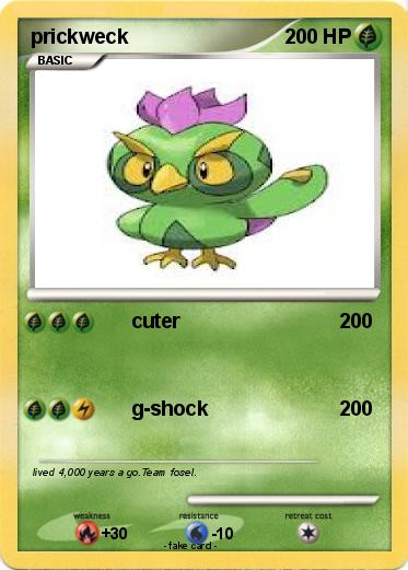 Pokemon prickweck