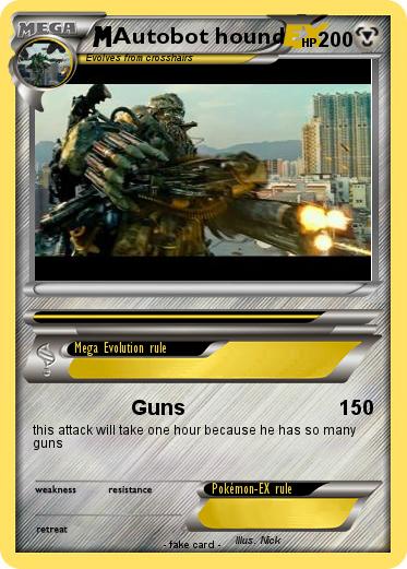 Pokemon Autobot hound