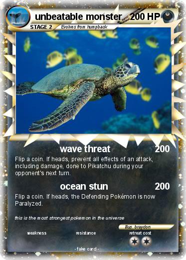 Pokemon unbeatable monster